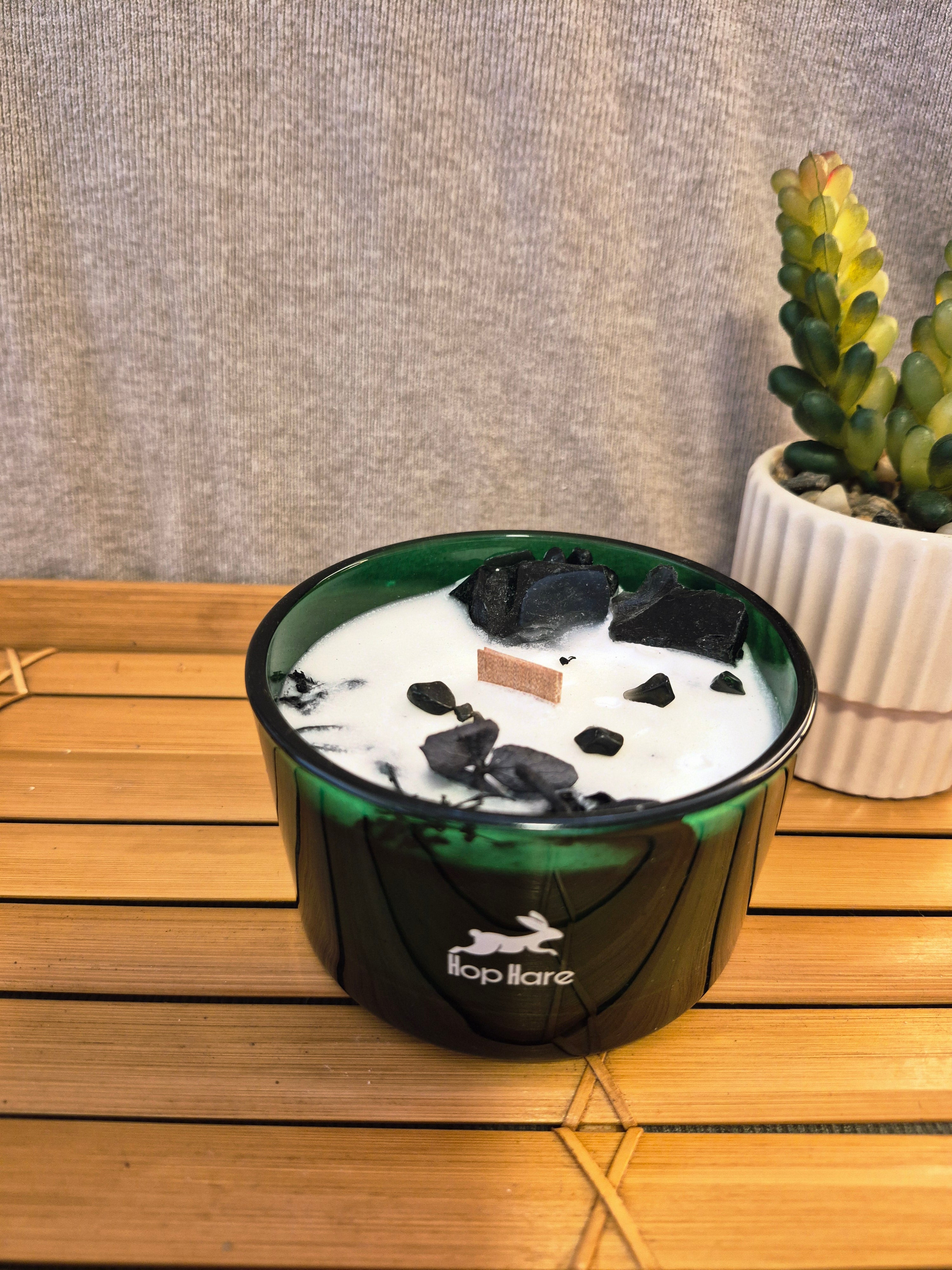 Crystal Candle Obsidiaan – Whiskey & Houtrook