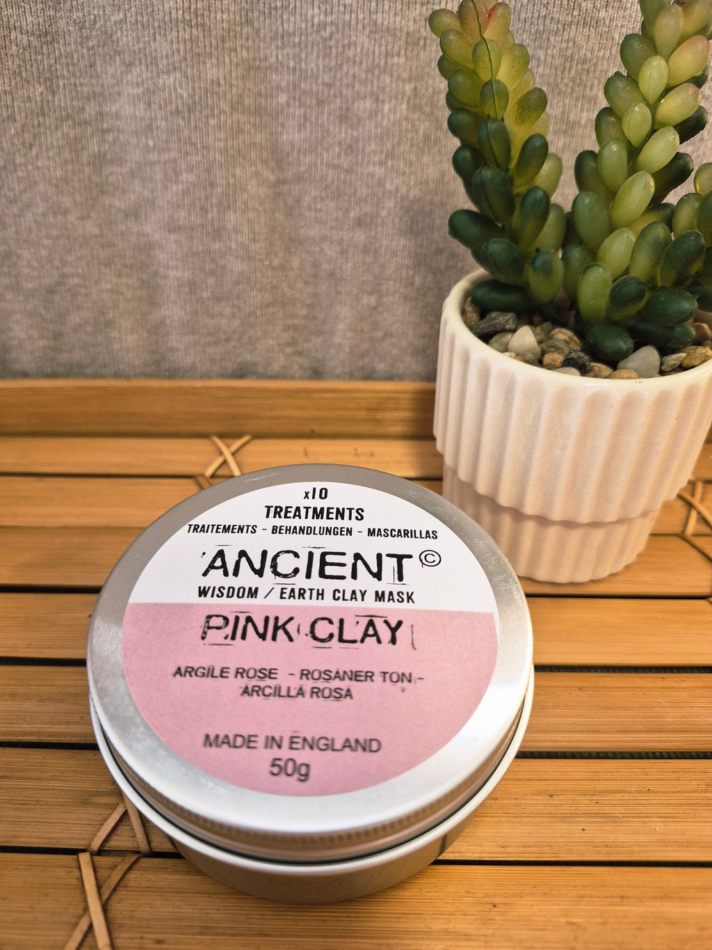 Roze Klei Gezichtsmasker (Pink Clay)