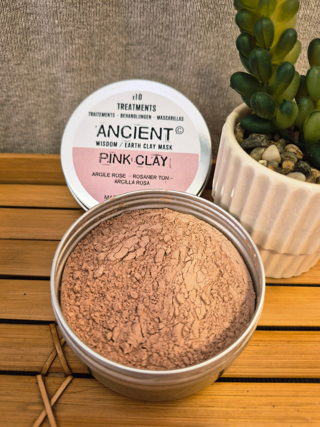 Roze Klei Gezichtsmasker (Pink Clay)