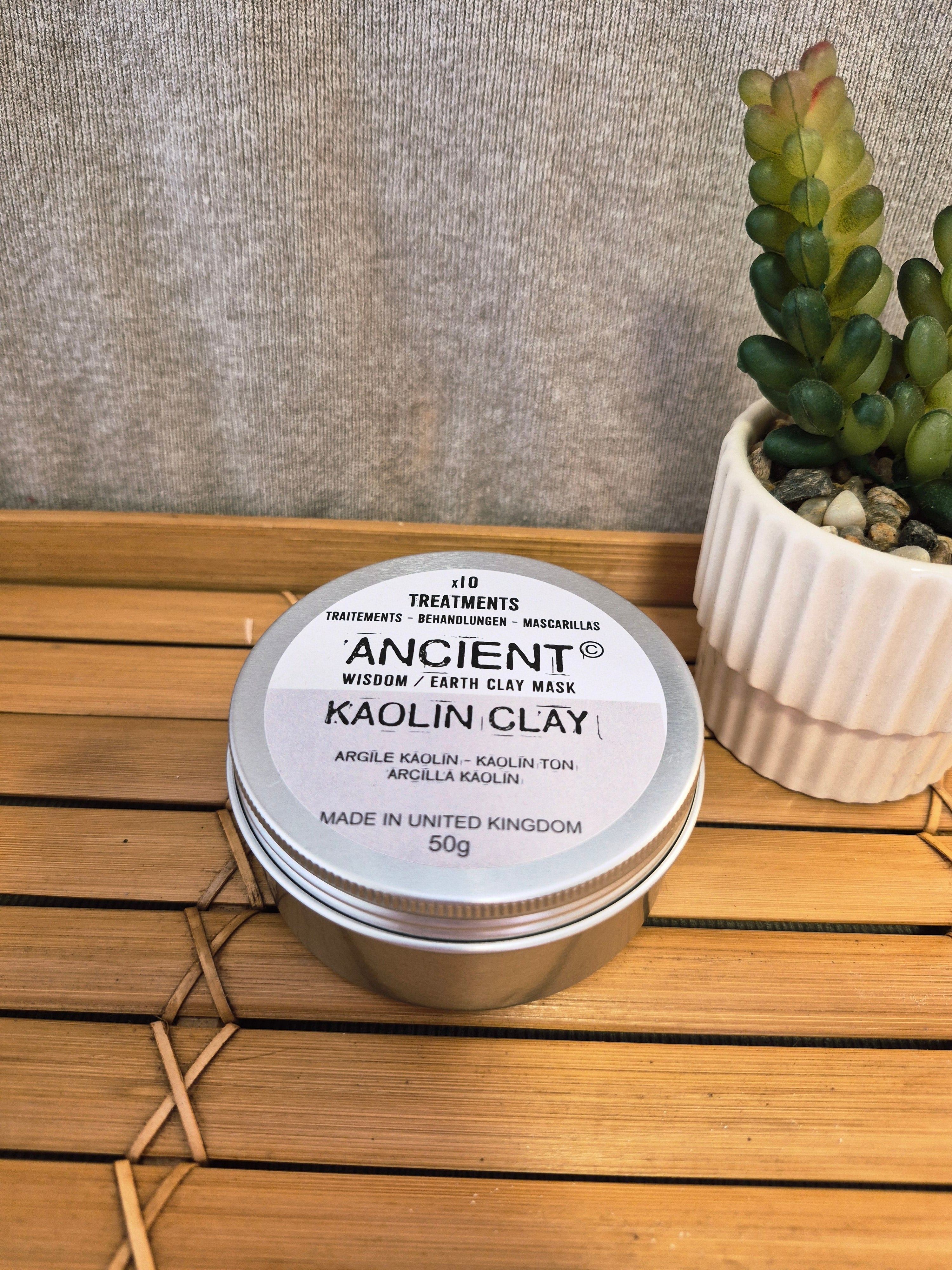 Kaolin Klei Gezichtsmasker | Witte Klei Masker