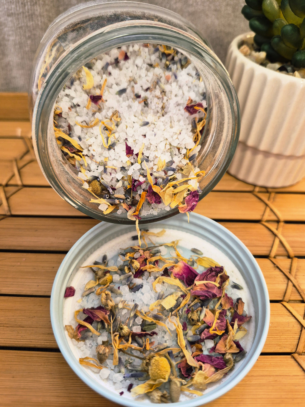 Floral Bath Soak | Natuurlijke Bloemenmix voor Ontspanning