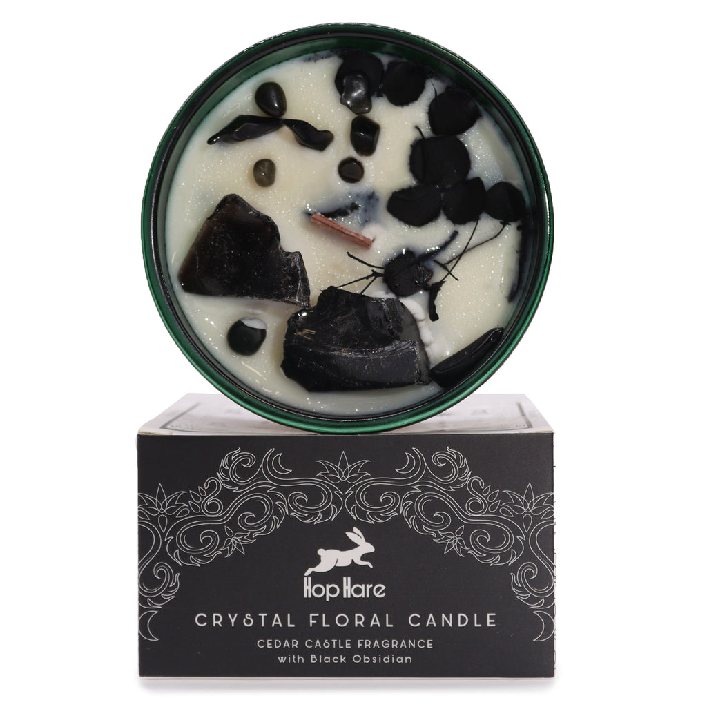 Crystal Candle Obsidiaan – Whiskey & Houtrook