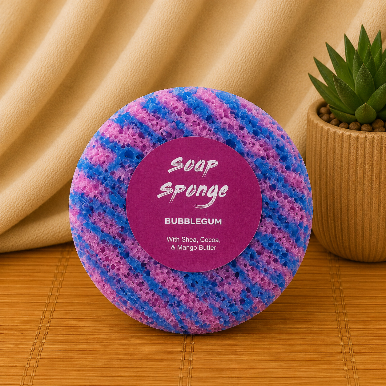 Bubblegum Boter Bubble Zeep Spons | ±220 gram
