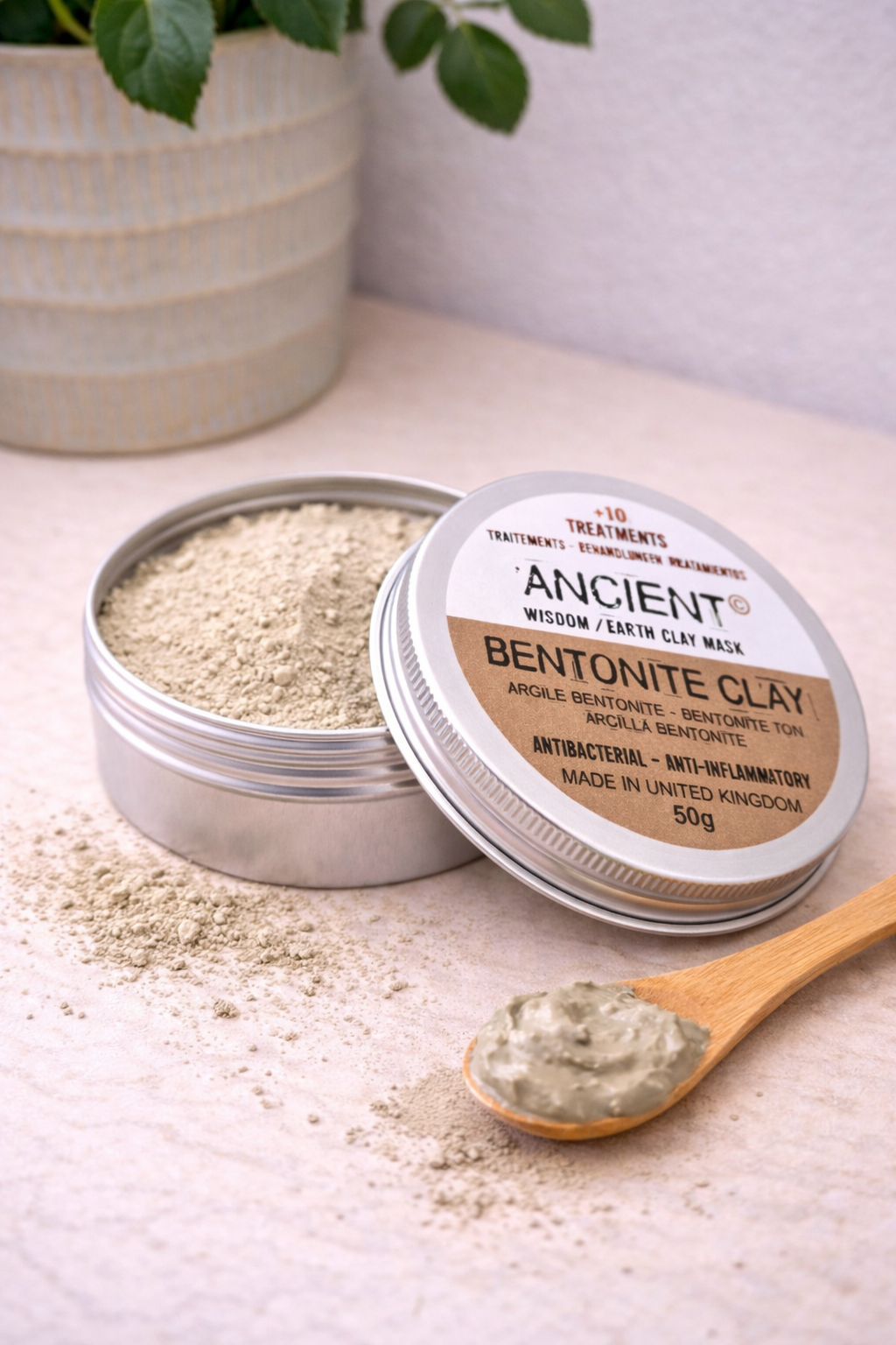 Bentoniet Klei Gezichtsmasker (Bentonite Clay)