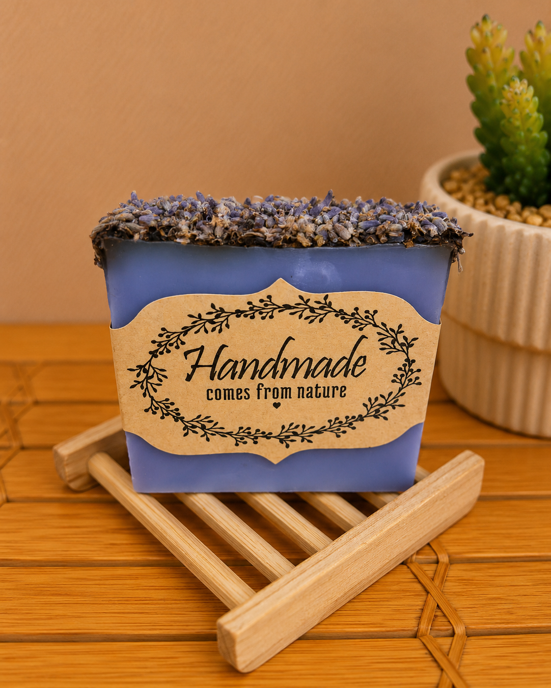 Lavendel Zeepbar met Melk & Honing | Handgemaakte Zeep | Chilzz