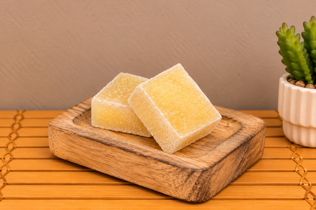 Amber Geurblokje – Basil Lemon