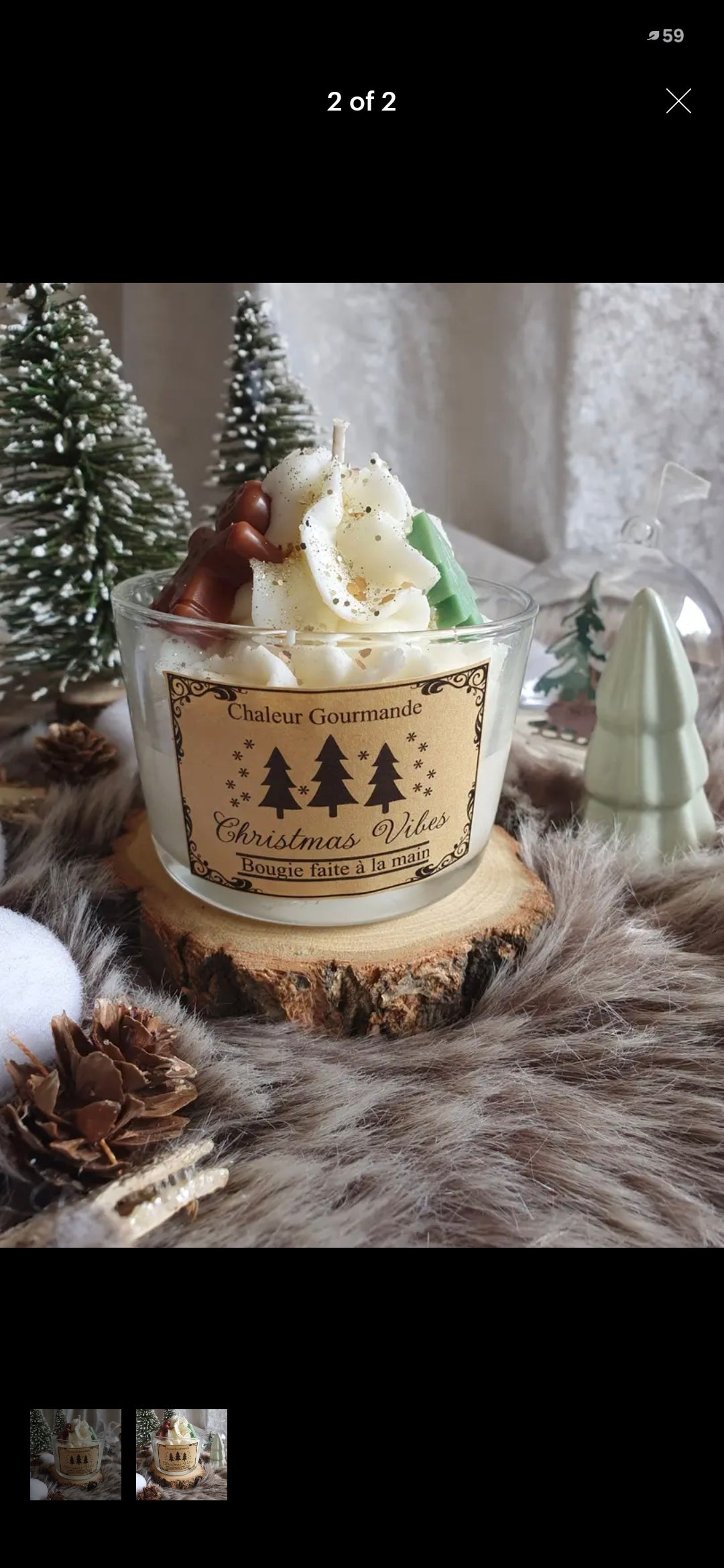 Chaleur Gourmande – Christmas Vibes Geurkaars