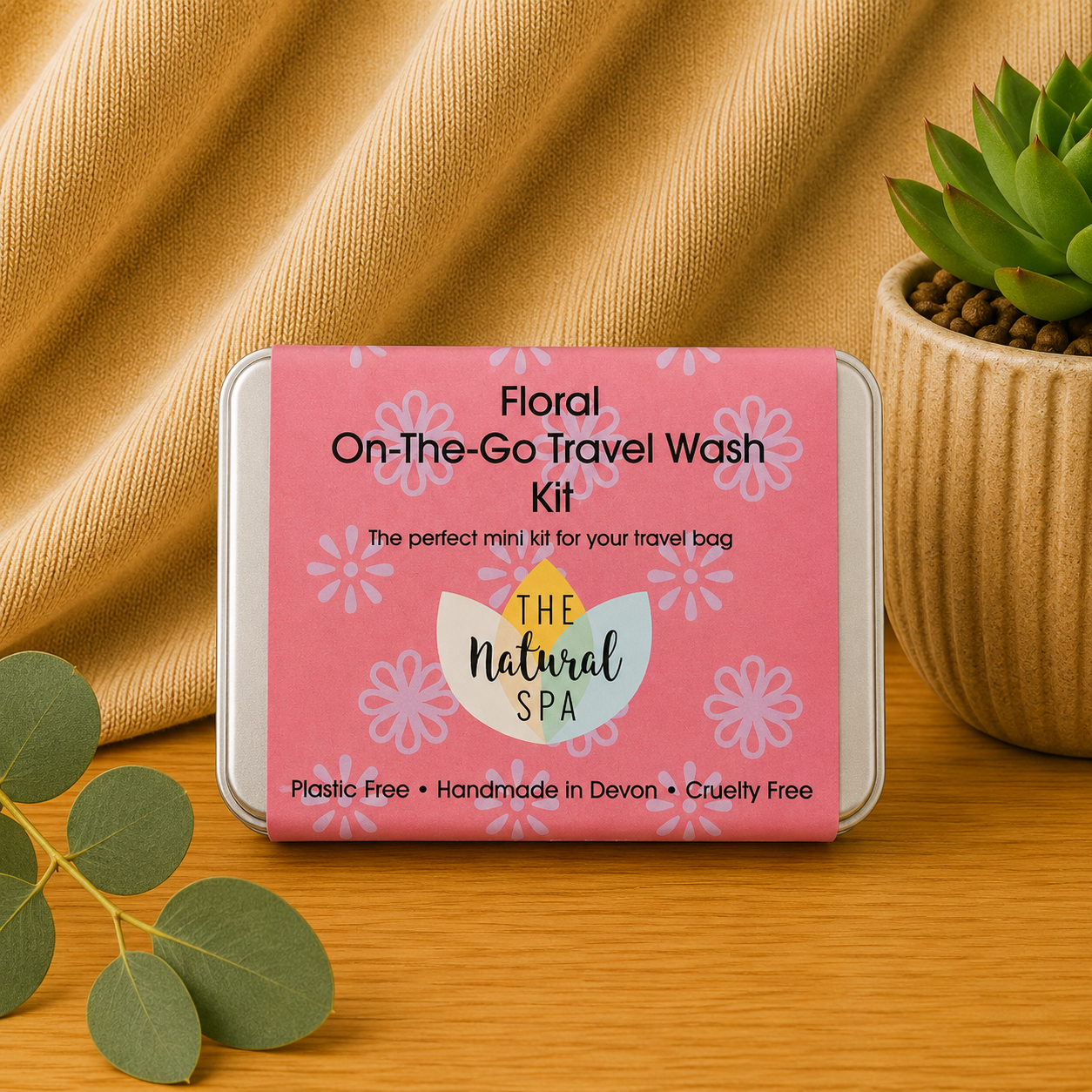 Floral On-The-Go Travel Wash Kit