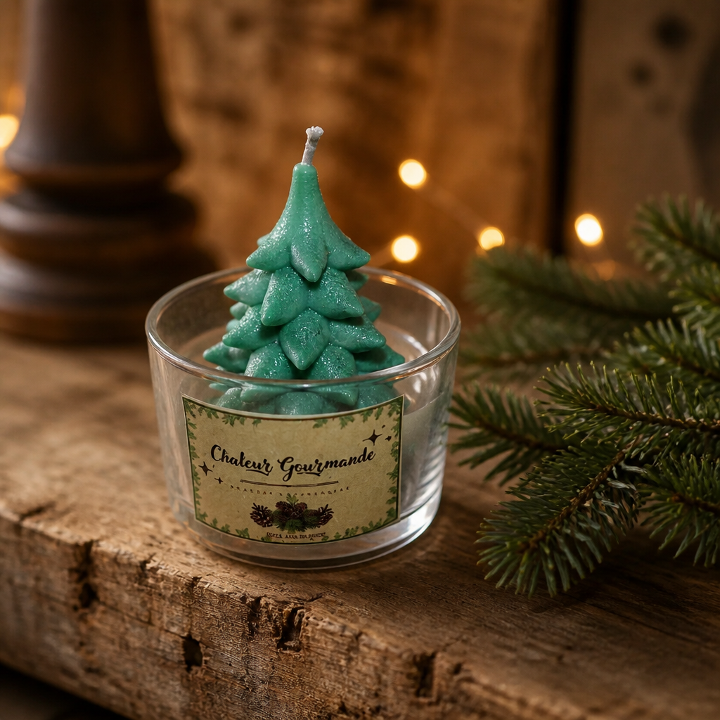 Chaleur Gourmande – Sapin Vanille Geurkaars 160-180g