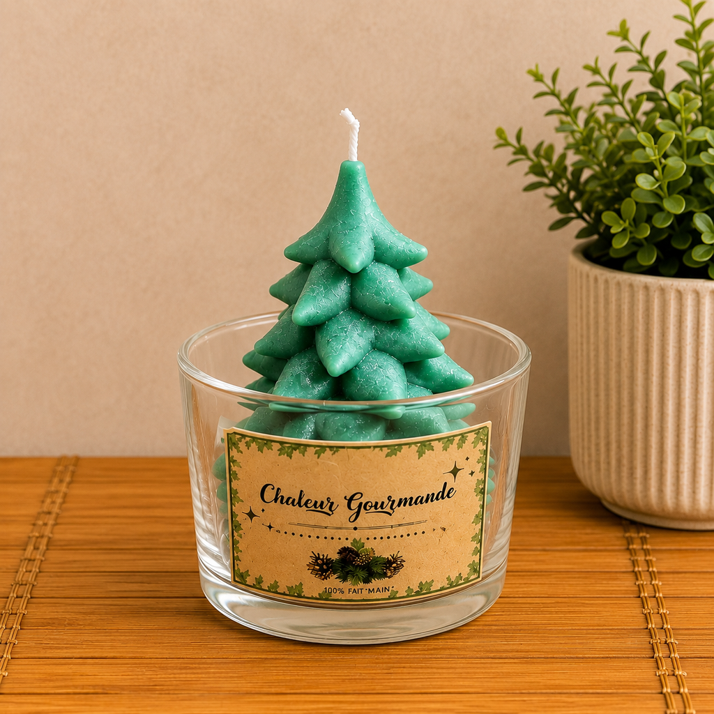 Chaleur Gourmande – Sapin Vanille Geurkaars 160-180g