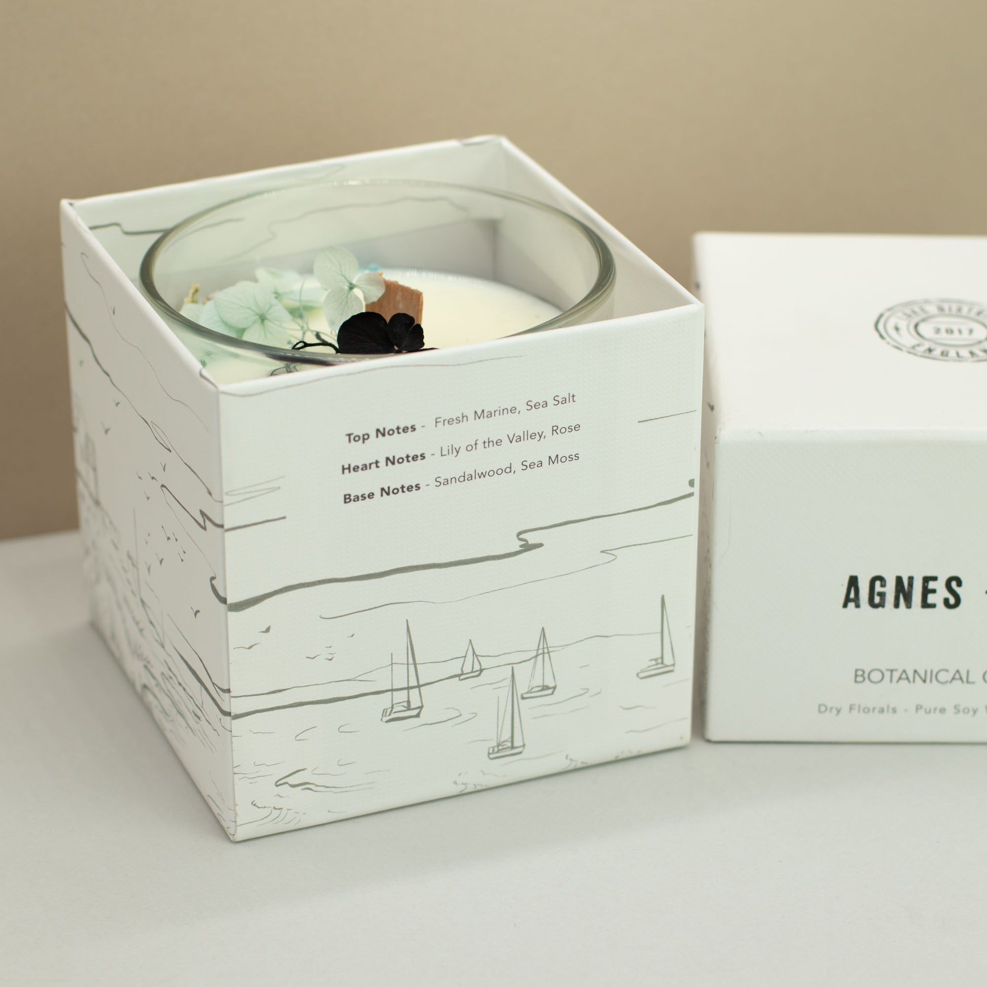 Agnes & Cat Geurkaars – Sea Salt & Moss